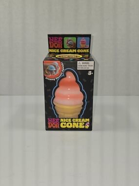 NeeDoh Nice Cream Cone Squishy Toy